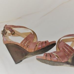 Nine West Dark Brown Wedges